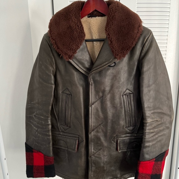 Grail Number (N)ine 2008 F/W Cowhide Leather Jacket - Picture 3 of 15